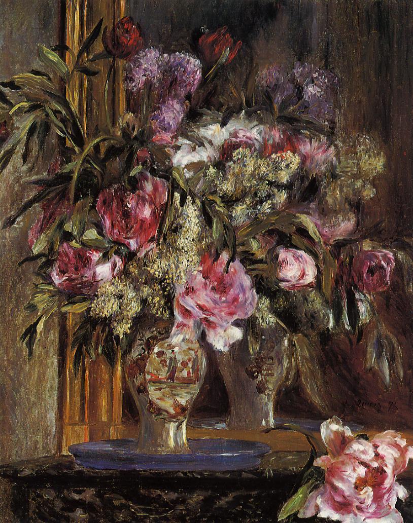 Vase of flowers 1871